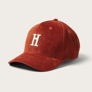 H Brand Rust Corduroy Cap